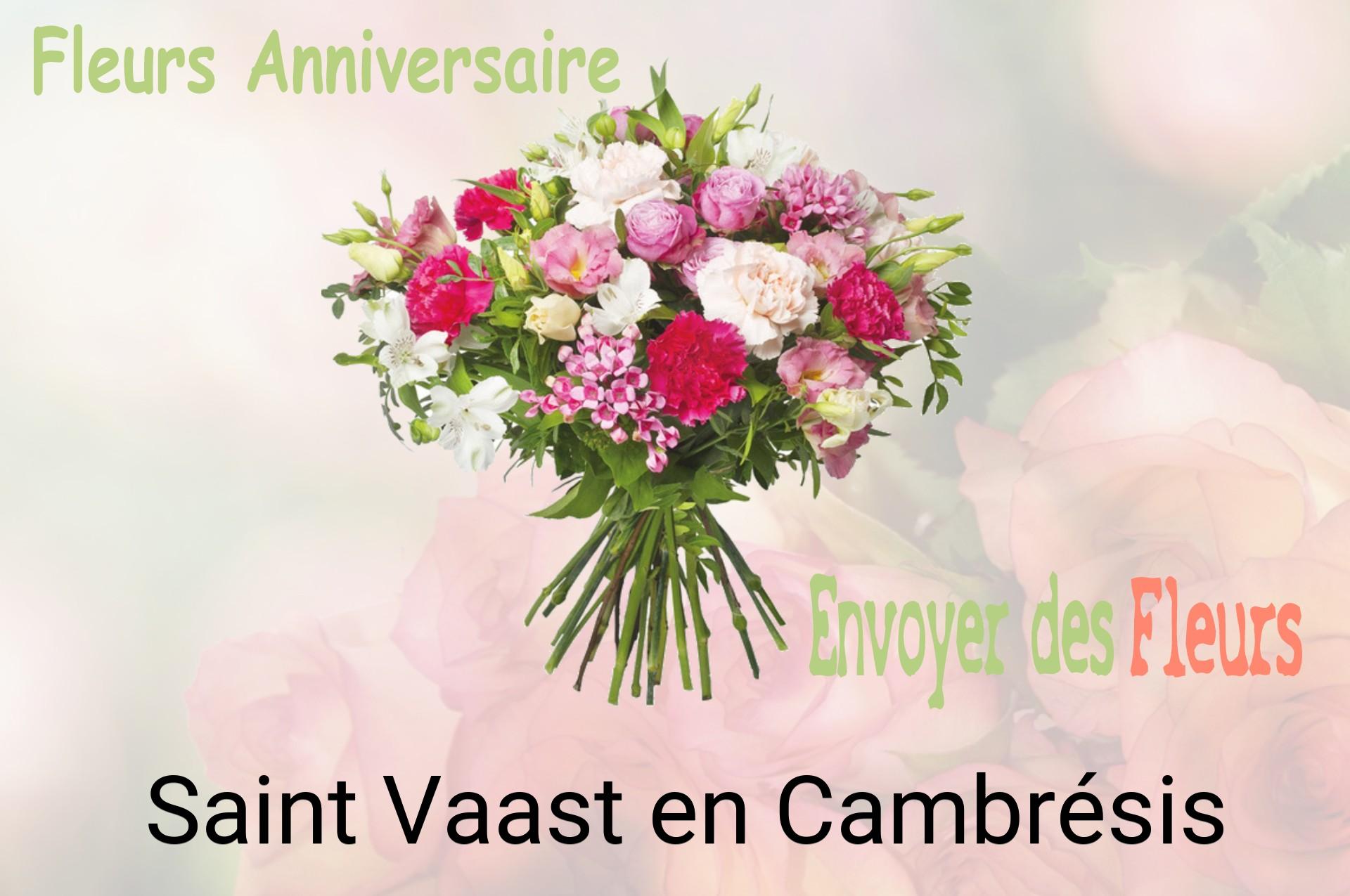 Bouquet de fleurs d’anniversaire livré à Saint-Vaast-en-Cambrésis