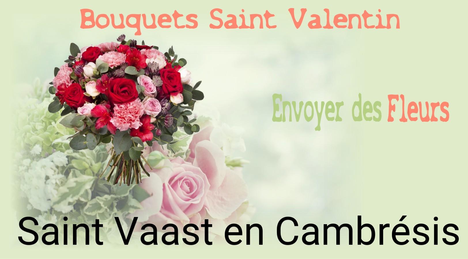 Roses de Saint-Valentin livrées à Saint-Vaast-en-Cambrésis